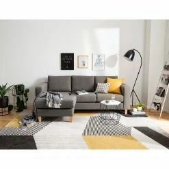 Norrwood Ecksofa MAISON 2-Sitzer mit Longchair - Webstoff Inas: Cubanit - Longchair davorstehend links -WOHNZIMMERMÖBEL Verkäufe 1000022232 021 MOOD GALLERYIMAGES P000000001000022232 mood