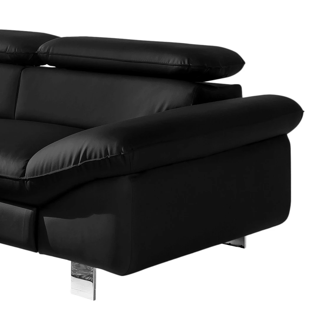 Cotta Ecksofa Waiho II Echtleder - Schwarz - Longchair davorstehend links - Mit Schlaffunktion 8 Cotta Ecksofa Waiho II Echtleder - Schwarz - Longchair davorstehend links - Mit Schlaffunktion – Bild 8