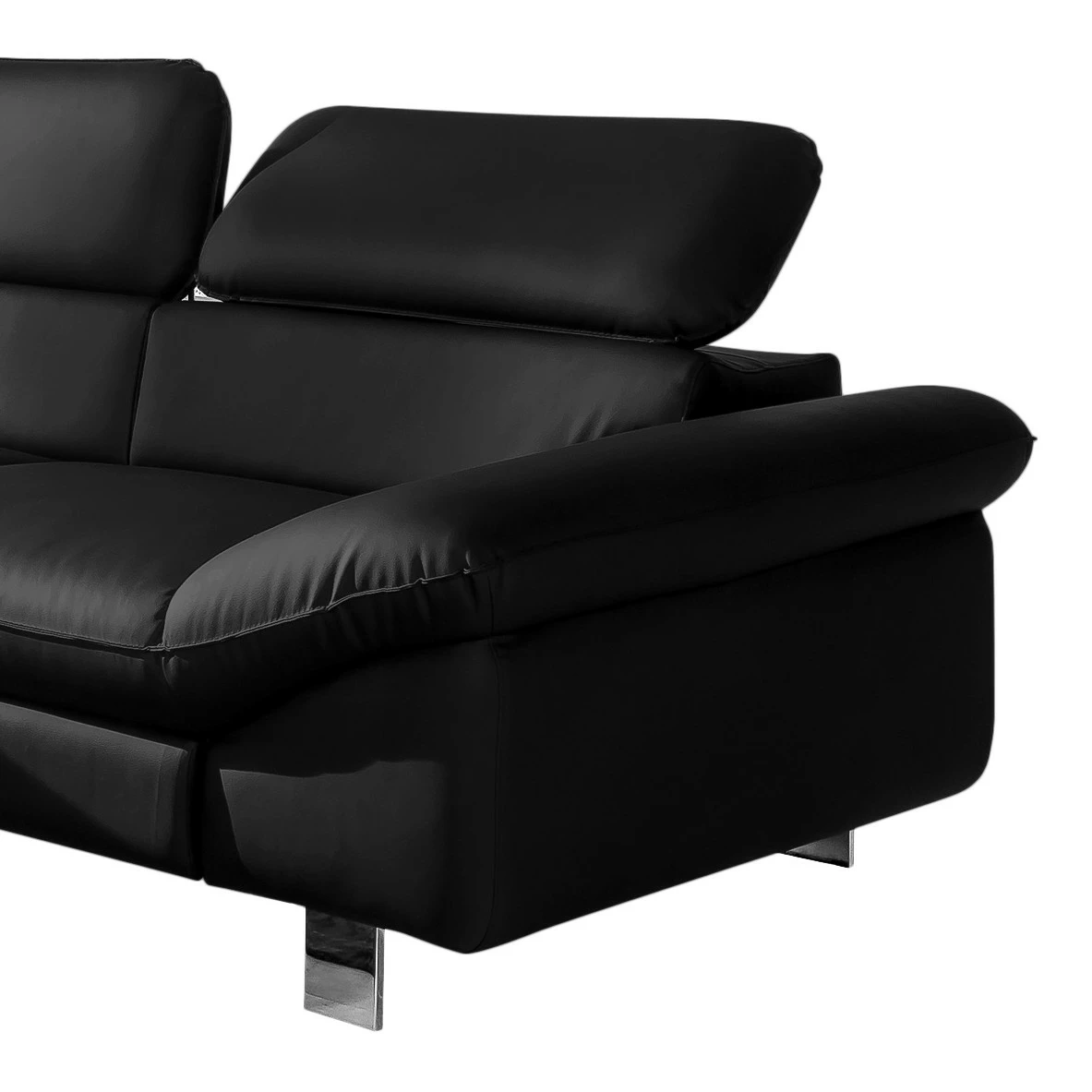 Cotta Ecksofa Waiho II Echtleder - Schwarz - Longchair davorstehend links - Mit Schlaffunktion 9 Cotta Ecksofa Waiho II Echtleder - Schwarz - Longchair davorstehend links - Mit Schlaffunktion – Bild 9