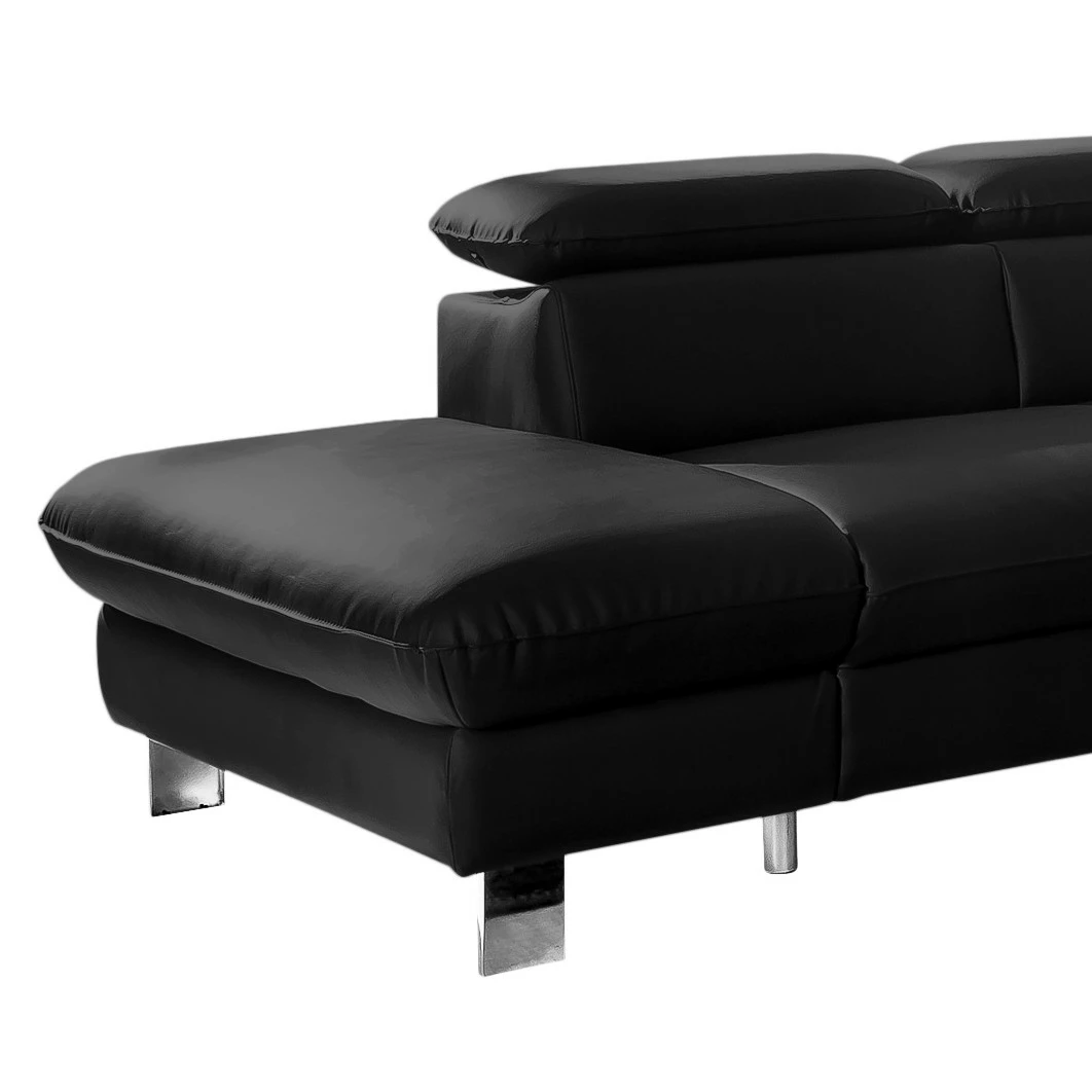 Cotta Ecksofa Waiho II Echtleder - Schwarz - Longchair davorstehend links - Mit Schlaffunktion 10 Cotta Ecksofa Waiho II Echtleder - Schwarz - Longchair davorstehend links - Mit Schlaffunktion – Bild 10