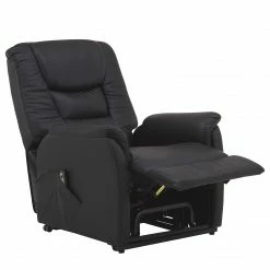 Modoform Relaxsessel Knuckey - (mit Aufstehhilfe) - Kunstleder - Schwarz -WOHNZIMMERMÖBEL Verkäufe 1000027311 210429 12412700002 DETAILS P000000001000027311