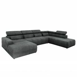 Fredriks Wohnlandschaft Freetown - Microfaser - Dunkelgrau - Longchair davorstehend links / Ottomane rechts 17 Fredriks Wohnlandschaft Freetown - Microfaser - Dunkelgrau - Longchair davorstehend links / Ottomane rechts -WOHNZIMMERMÖBEL Verkäufe 1000029524 211221 132252000033 DETAILS P000000001000029524