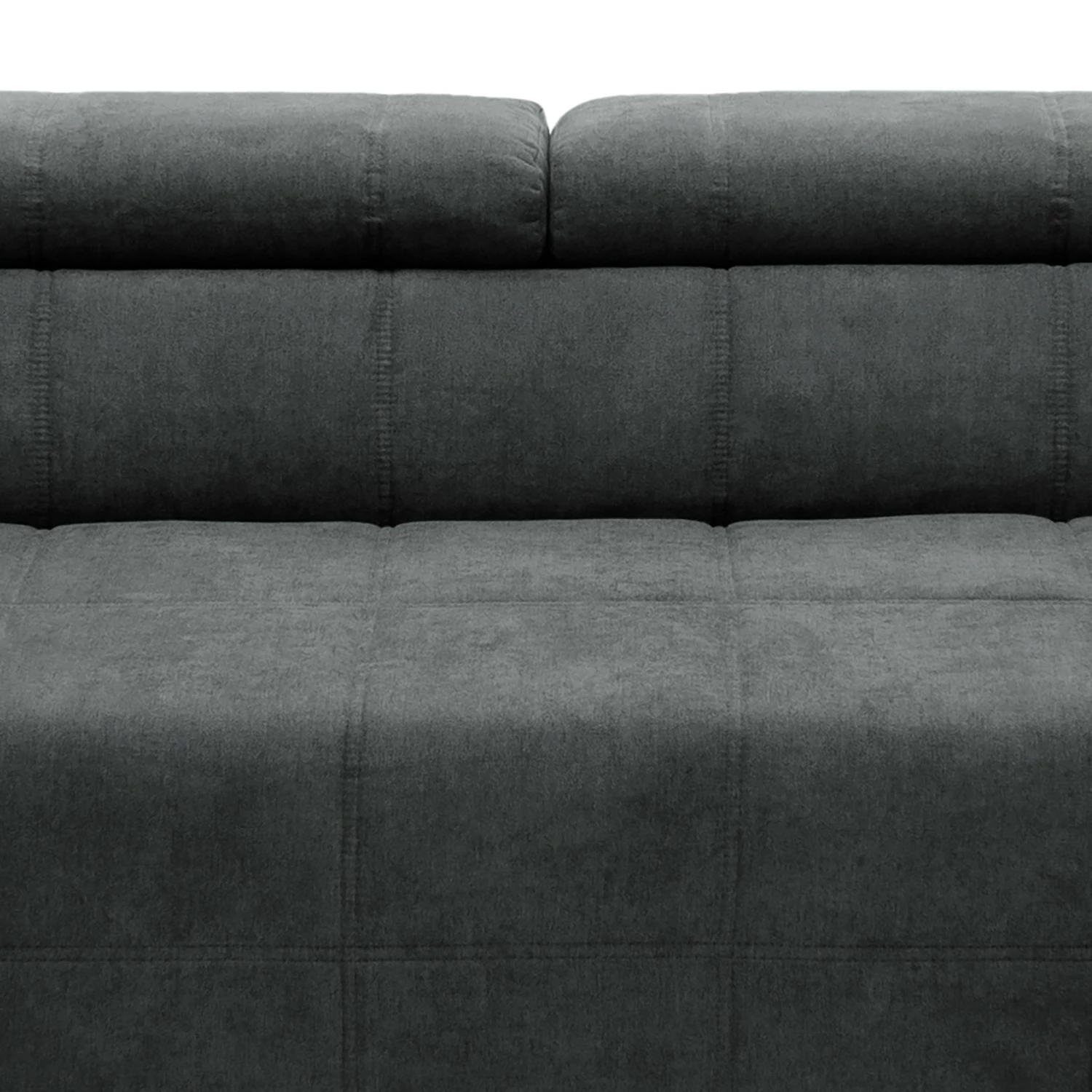 Fredriks Wohnlandschaft Freetown - Microfaser - Dunkelgrau - Longchair davorstehend links / Ottomane rechts 11 Fredriks Wohnlandschaft Freetown - Microfaser - Dunkelgrau - Longchair davorstehend links / Ottomane rechts – Bild 11