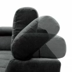 Fredriks Wohnlandschaft Freetown - Microfaser - Dunkelgrau - Longchair davorstehend links / Ottomane rechts 28 Fredriks Wohnlandschaft Freetown - Microfaser - Dunkelgrau - Longchair davorstehend links / Ottomane rechts -WOHNZIMMERMÖBEL Verkäufe 1000029524 211221 132252000174 DETAILS P000000001000029524