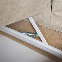 Ars Natura Ecksofa Charlo Microfaser - Cappuccino - Longchair davorstehend rechts - Mit Schlaffunktion -WOHNZIMMERMÖBEL Verkäufe 1000029556 220802 210 DETAILS P000000001000029556