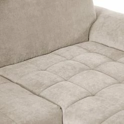 Ars Natura Ecksofa Charlo Microfaser - Cappuccino - Longchair davorstehend rechts - Mit Schlaffunktion -WOHNZIMMERMÖBEL Verkäufe 1000029556 220802 220 DETAILS P000000001000029556