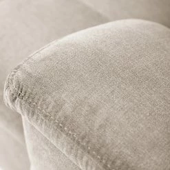 Ars Natura Ecksofa Charlo Microfaser - Cappuccino - Longchair davorstehend rechts - Mit Schlaffunktion -WOHNZIMMERMÖBEL Verkäufe 1000029556 220802 240 DETAILS P000000001000029556