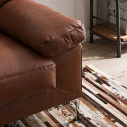 Ars manufacti Sofa Parlin (2,5-Sitzer) Echtleder - Mokka -WOHNZIMMERMÖBEL Verkäufe 1000030627 181109 17511107 GALLERYIMAGES P000000001000030627