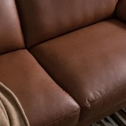 Ars manufacti Sofa Parlin (2,5-Sitzer) Echtleder - Mokka -WOHNZIMMERMÖBEL Verkäufe 1000030627 181109 17511108 GALLERYIMAGES P000000001000030627