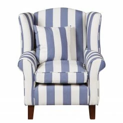 Maison Belfort Sessel Colmar - Blau - Mit Hocker -WOHNZIMMERMÖBEL Verkäufe 1000031052 210809 09443600029 DETAILS P000000001000031052