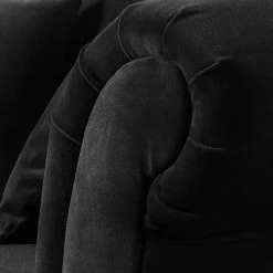 Jack & Alice Sessel York - Samt - Schwarz 17 Jack & Alice Sessel York - Samt - Schwarz -WOHNZIMMERMÖBEL Verkäufe 1000031491 190110 09412800007 GALLERYIMAGES P000000001000031491