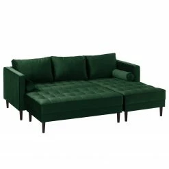 Eva Padberg Collection Ecksofa LAONA - Samt Pauno: Dunkelgrün - Longchair davorstehend rechts - Mit Hocker 26 Eva Padberg Collection Ecksofa LAONA - Samt Pauno: Dunkelgrün - Longchair davorstehend rechts - Mit Hocker -WOHNZIMMERMÖBEL Verkäufe 1000032242 200603 12035100236 DETAILS P000000001000032242