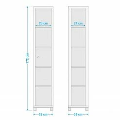 Fredriks Vitrine Exhibit I - mit LED-Beleuchtung - Klarglas/Schwarz -WOHNZIMMERMÖBEL Verkäufe 1000036224 190621 12570100003 GALLERYIMAGES P000000001000036224