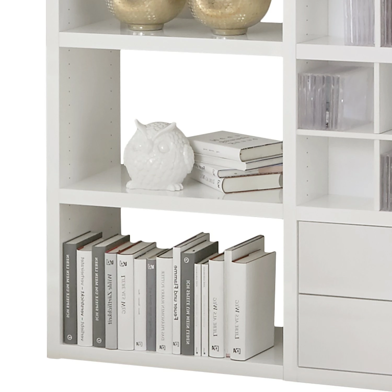 Fredriks Regal Concept V - Hochglanz Weiß 3 Fredriks Regal Concept V - Hochglanz Weiß – Bild 3