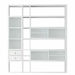 Loftscape Regalwand Emporior III.A - Cremeweiß - Ohne Beleuchtung
