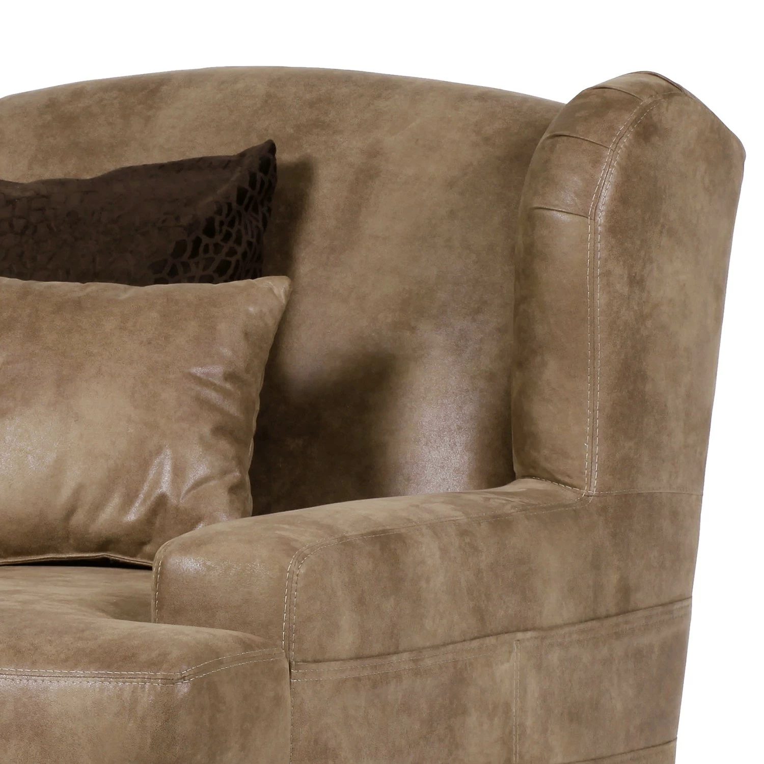 Red Living Megaohrensessel Dream - Microfaser Braun 3 Red Living Megaohrensessel Dream - Microfaser Braun – Bild 3