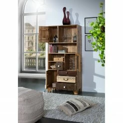 Ars manufacti Regal Curenna I - Mango teilmassiv - Mango / Braun -WOHNZIMMERMÖBEL Verkäufe 1000040374 220127 130020000022 MOOD DETAILS P000000001000040374 mood