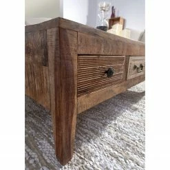 Ars manufacti Couchtisch Curenna - Mango teilmassiv - Mango / Braun -WOHNZIMMERMÖBEL Verkäufe 1000040379 220127 13005800040 DETAILS P000000001000040379