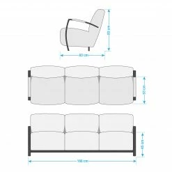 Ars manufacti Polstergarnitur Straid (3-2-1) - Cubanit -WOHNZIMMERMÖBEL Verkäufe 1000042103 140 GALLERYIMAGES P000000001000042103