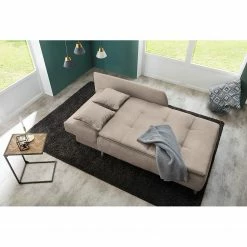 Loftscape Recamiere Hornby (mit Schlaffunktion) - Microfaser - Kaschmir -WOHNZIMMERMÖBEL Verkäufe 1000053754 200213 09250000004 DETAILS P000000001000053754