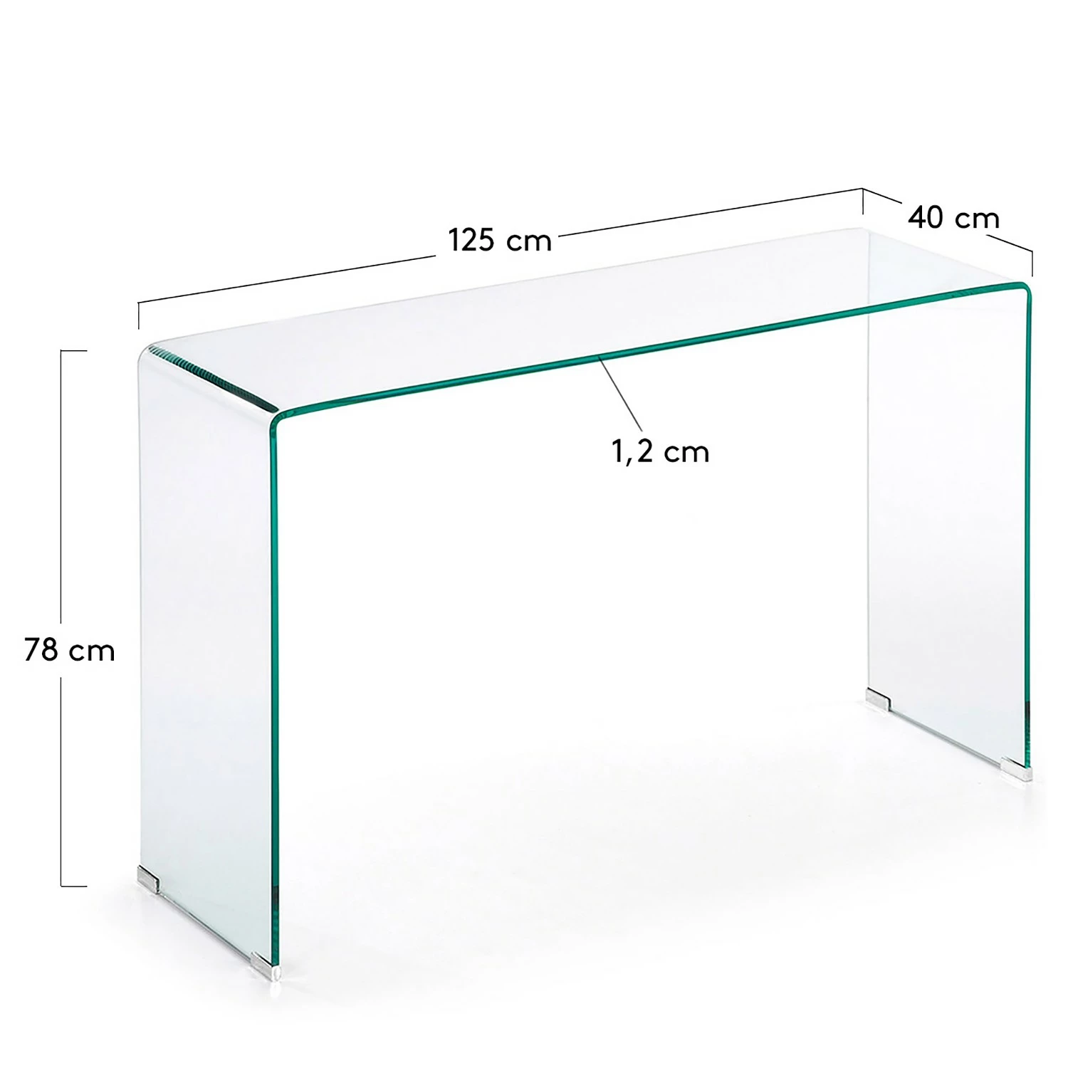 Fredriks Konsolentisch Drap - Glas 6 Fredriks Konsolentisch Drap - Glas – Bild 6