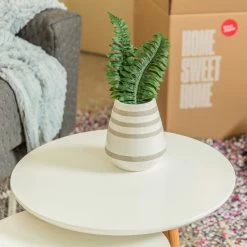 Mørteens Beistelltisch Ockelbo (2er Set) - Weiß / Eiche teilmassiv -WOHNZIMMERMÖBEL Verkäufe 1000054617 200429 06491500044 DETAILS P000000001000054617