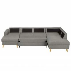 Mørteens Wohnlandschaft Sola Flachgewebe - Grau - Longchair davorstehend links / Ottomane rechts - Mit Schlaffunktion 21 Mørteens Wohnlandschaft Sola Flachgewebe - Grau - Longchair davorstehend links / Ottomane rechts - Mit Schlaffunktion -WOHNZIMMERMÖBEL Verkäufe 1000054946 200617 13241400052 DETAILS P000000001000054946