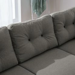 Mørteens Ecksofa Sola Flachgewebe - Grau - Longchair davorstehend rechts - Mit Schlaffunktion 34 Mørteens Ecksofa Sola Flachgewebe - Grau - Longchair davorstehend rechts - Mit Schlaffunktion -WOHNZIMMERMÖBEL Verkäufe 1000054984 200617 13241600119 DETAILS P000000001000054984