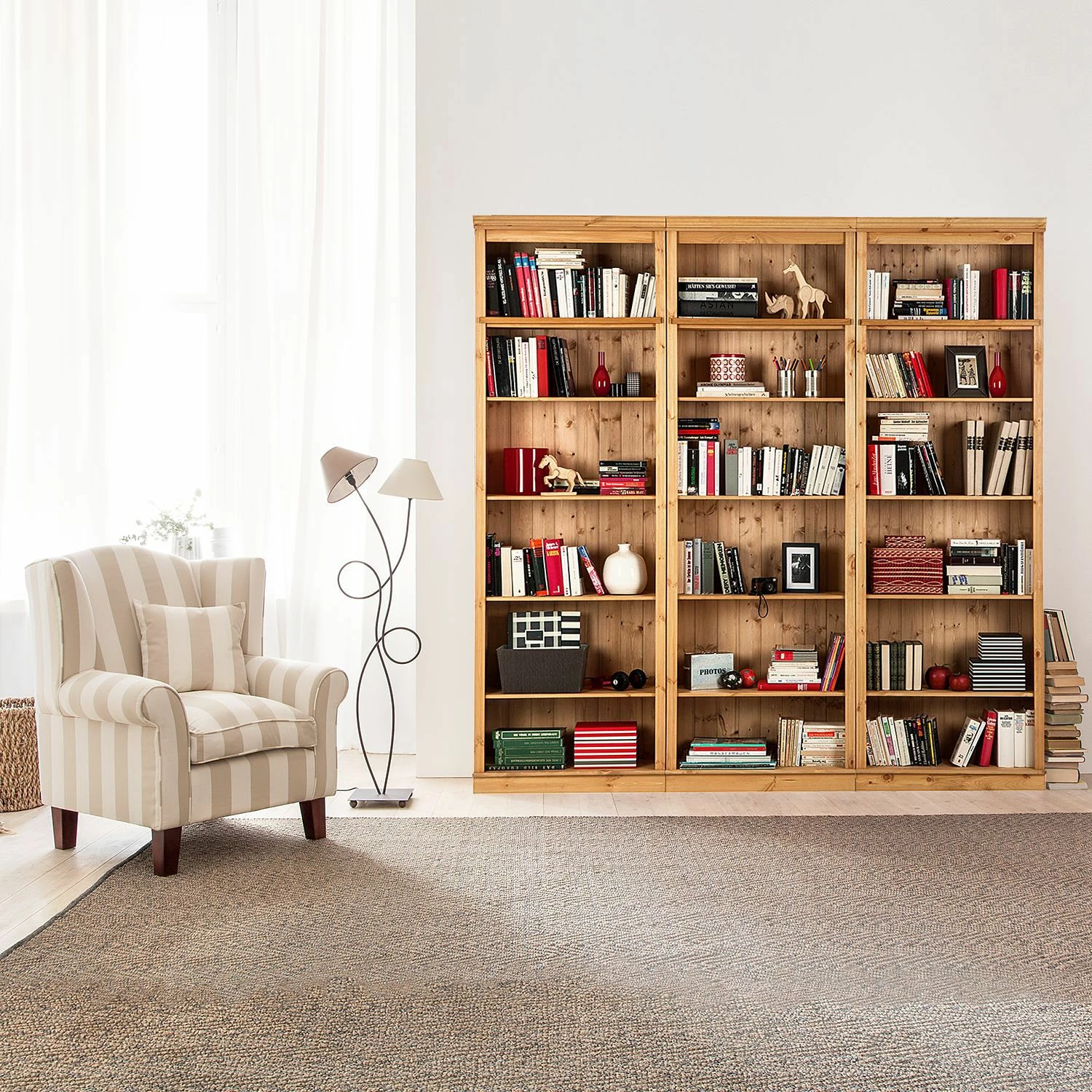 Maison Belfort Regalwand Lillehammer II - Kiefer massiv - Kiefer Natur 2 Maison Belfort Regalwand Lillehammer II - Kiefer massiv - Kiefer Natur – Bild 2