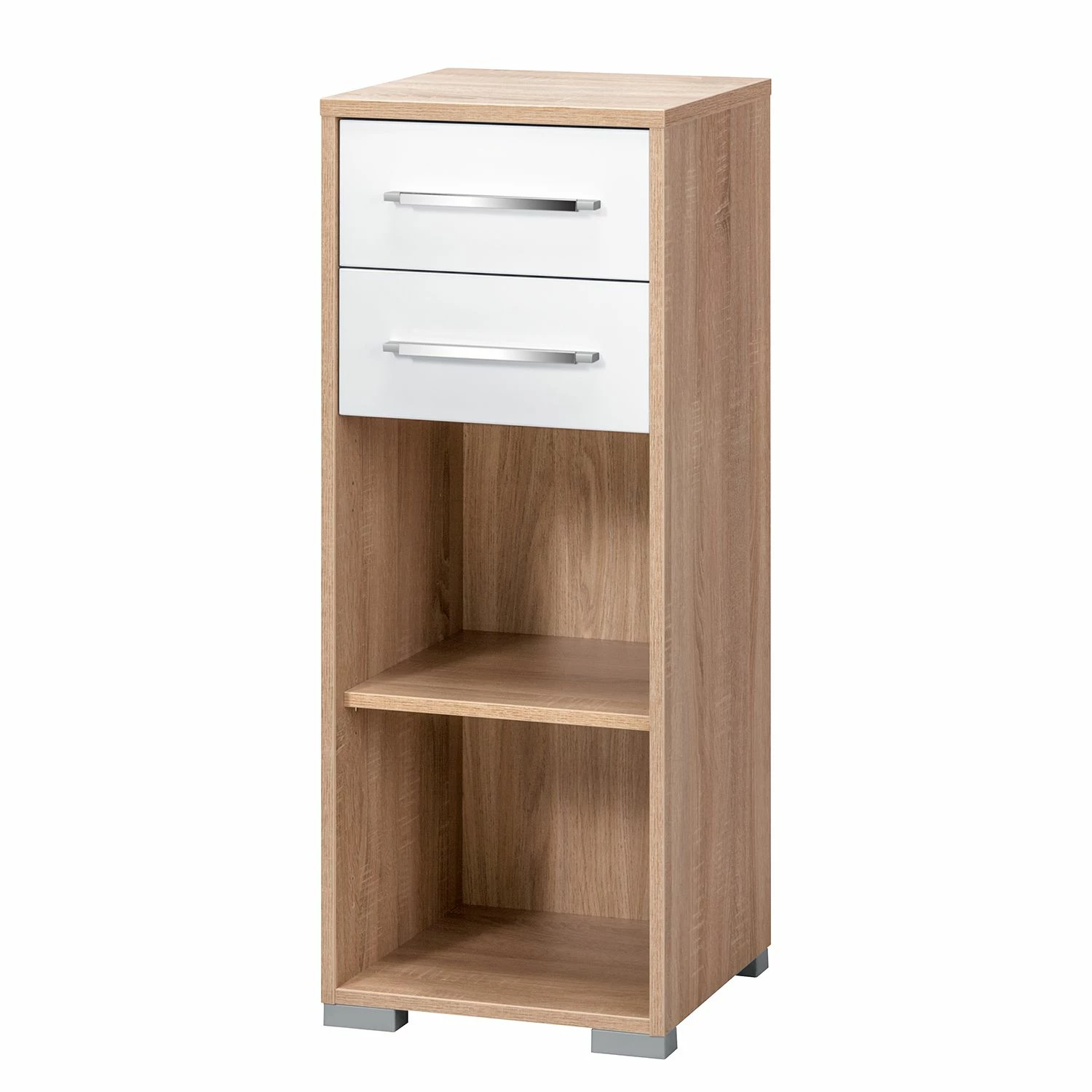 Aktenregal Merit - Eiche Sonoma Dekor / Hochglanz Weiß 1 Aktenregal Merit - Eiche Sonoma Dekor / Hochglanz Weiß