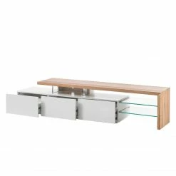 Fredriks TV-Lowboard Molios II - Weiß / Eiche -WOHNZIMMERMÖBEL Verkäufe 1000064222 180918 12311906 GALLERYIMAGES P000000001000064222