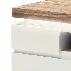 Fredriks TV-Lowboard Roble III - Inkl. Beleuchtung - Eiche / Matt Weiß -WOHNZIMMERMÖBEL Verkäufe 1000064531 200811 13575700710 DETAILS P000000001000064531