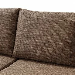 Fredriks Ecksofa Dublin II - (mit Schlaffunktion / beidseitig montierbar) - Kunstleder/Strukturstoff - Dunkelbraun / Braun -WOHNZIMMERMÖBEL Verkäufe 1000073166 210614 18404300627 DETAILS P000000001000073166