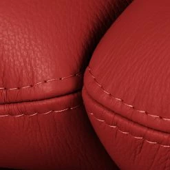 Sofa Capri (2-Sitzer) - Echtleder Mabel: Rot -WOHNZIMMERMÖBEL Verkäufe 1000073313 220304 090 DETAILS P000000001000073313