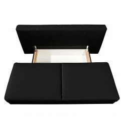 Roomscape Schlafsofa Emmanuela - Echtleder Schwarz -WOHNZIMMERMÖBEL Verkäufe 1000083983 180808 12302679 GALLERYIMAGES P000000001000083983