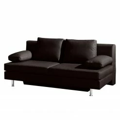 Roomscape Schlafsofa Emmanuela - Echtleder Braun