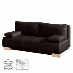 Ars Natura Schlafsofa Novato Echtleder - Dunkelbraun -WOHNZIMMERMÖBEL Verkäufe 1000084024 180808 123030306 ICON GALLERYIMAGES P000000001000084024 icon seal