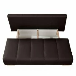 Ars Natura Schlafsofa Novato Echtleder - Dunkelbraun -WOHNZIMMERMÖBEL Verkäufe 1000084024 180808 123030311 GALLERYIMAGES P000000001000084024