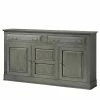 Maison Belfort Sideboard Azjana - Pinie massiv - Grau