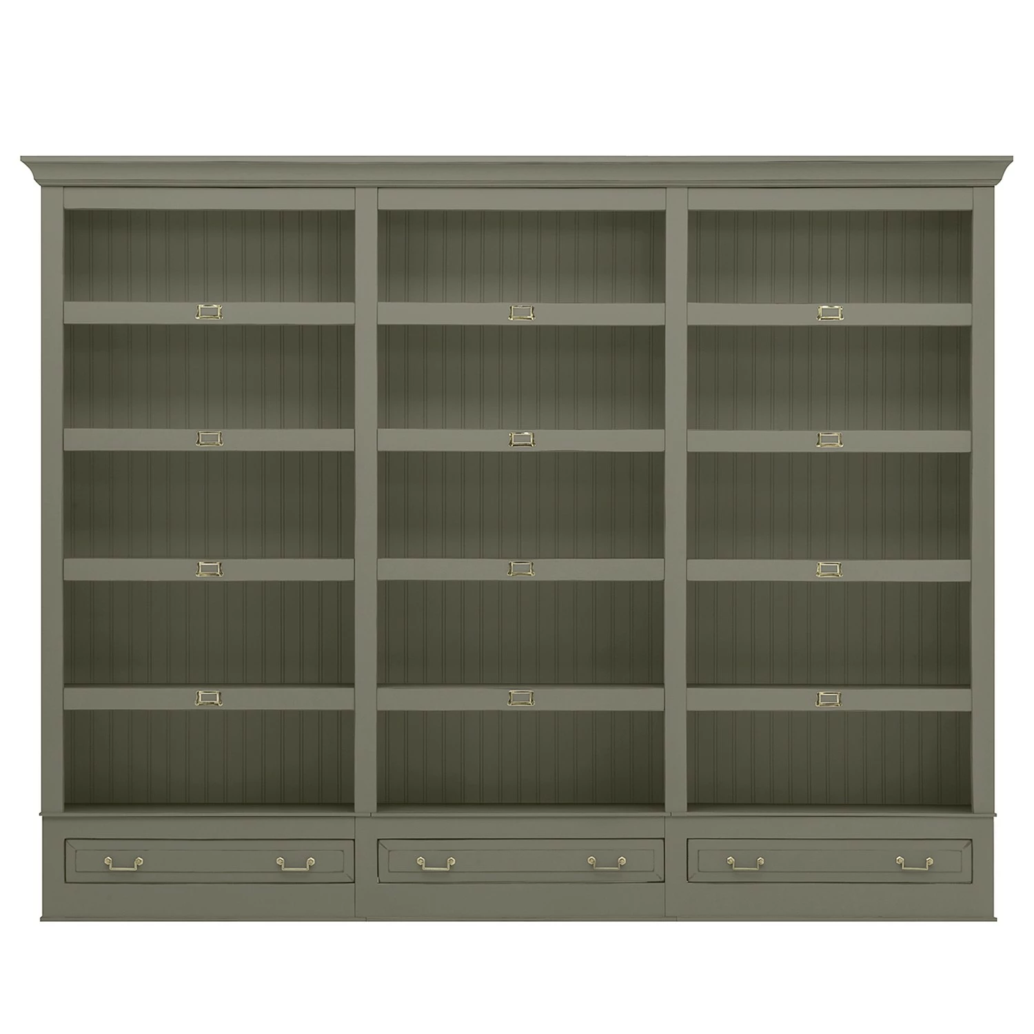 Maison Belfort Regalwand Azjana - Granit - Ohne Leiter 1 Maison Belfort Regalwand Azjana - Granit - Ohne Leiter