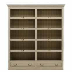 Maison Belfort Bücherregal Azjana I - Hellbeige -WOHNZIMMERMÖBEL Verkäufe 1000084334 201004 11400900396 DETAILS P000000001000084334