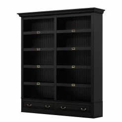 Maison Belfort Bücherregal Azjana I - Schwarz