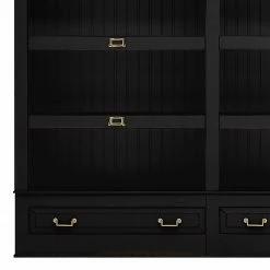 Maison Belfort Bücherregal Azjana I - Schwarz -WOHNZIMMERMÖBEL Verkäufe 1000084337 201004 11404800408 DETAILS P000000001000084337