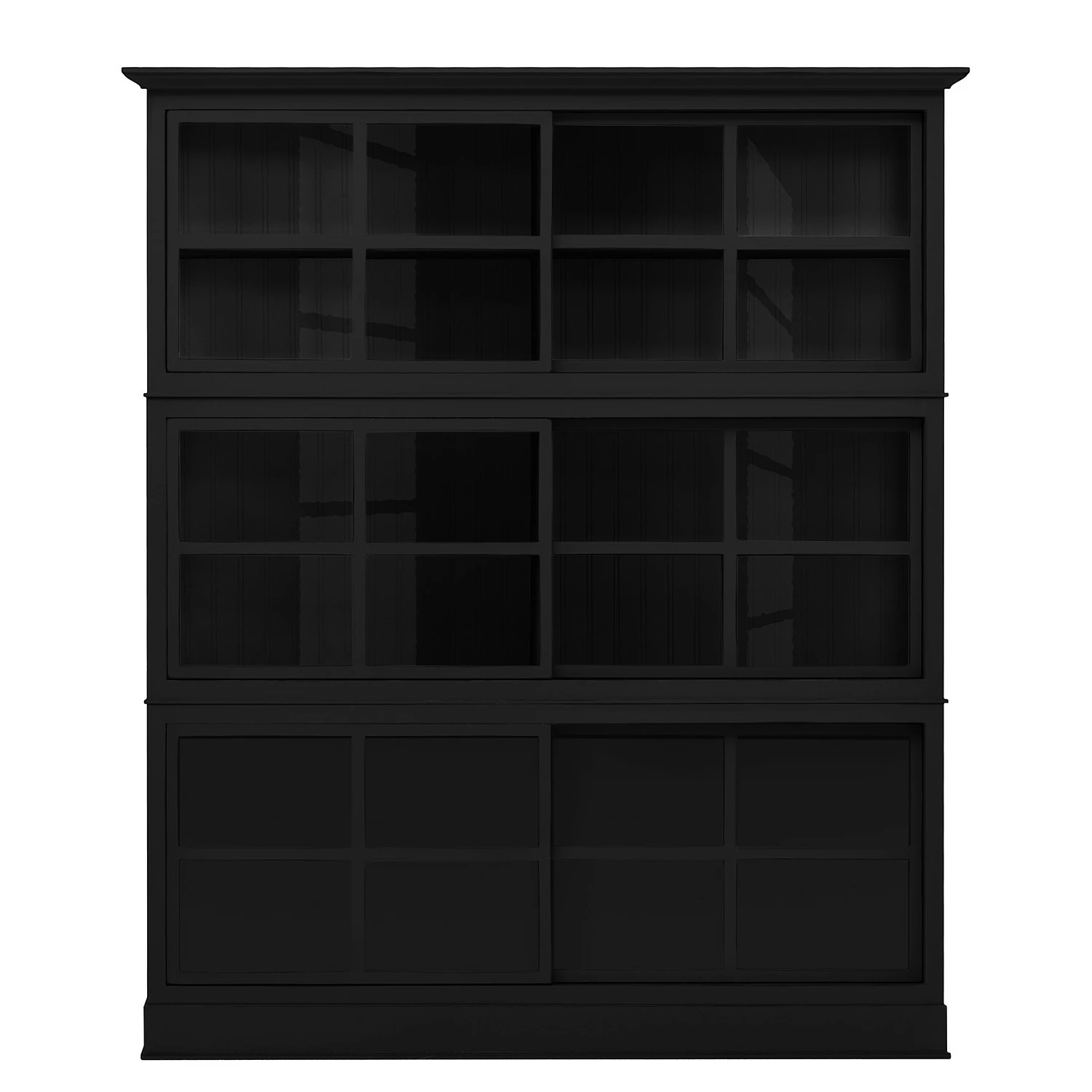 Maison Belfort Vitrinenschrank Azjana - Schwarz 2 Maison Belfort Vitrinenschrank Azjana - Schwarz – Bild 2