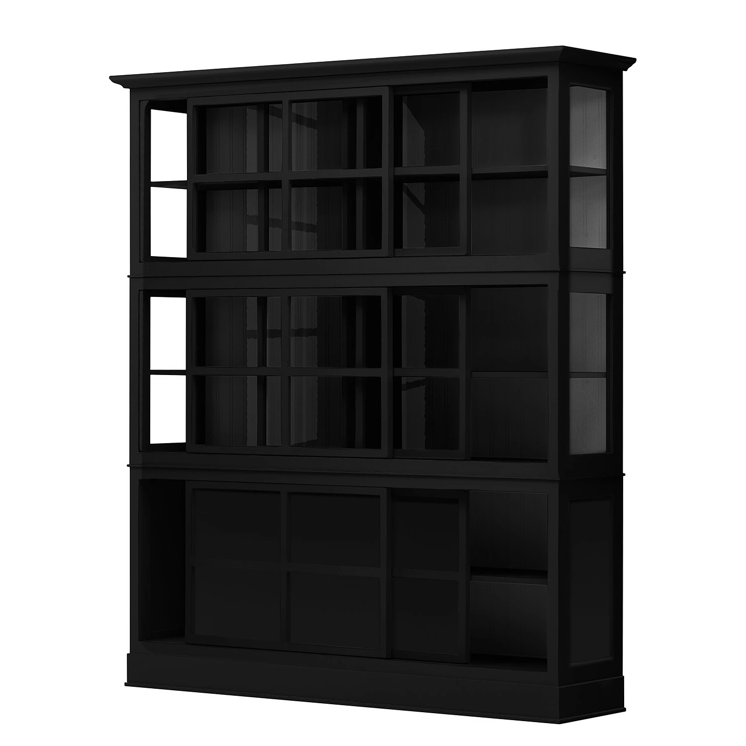 Maison Belfort Vitrinenschrank Azjana - Schwarz 3 Maison Belfort Vitrinenschrank Azjana - Schwarz – Bild 3