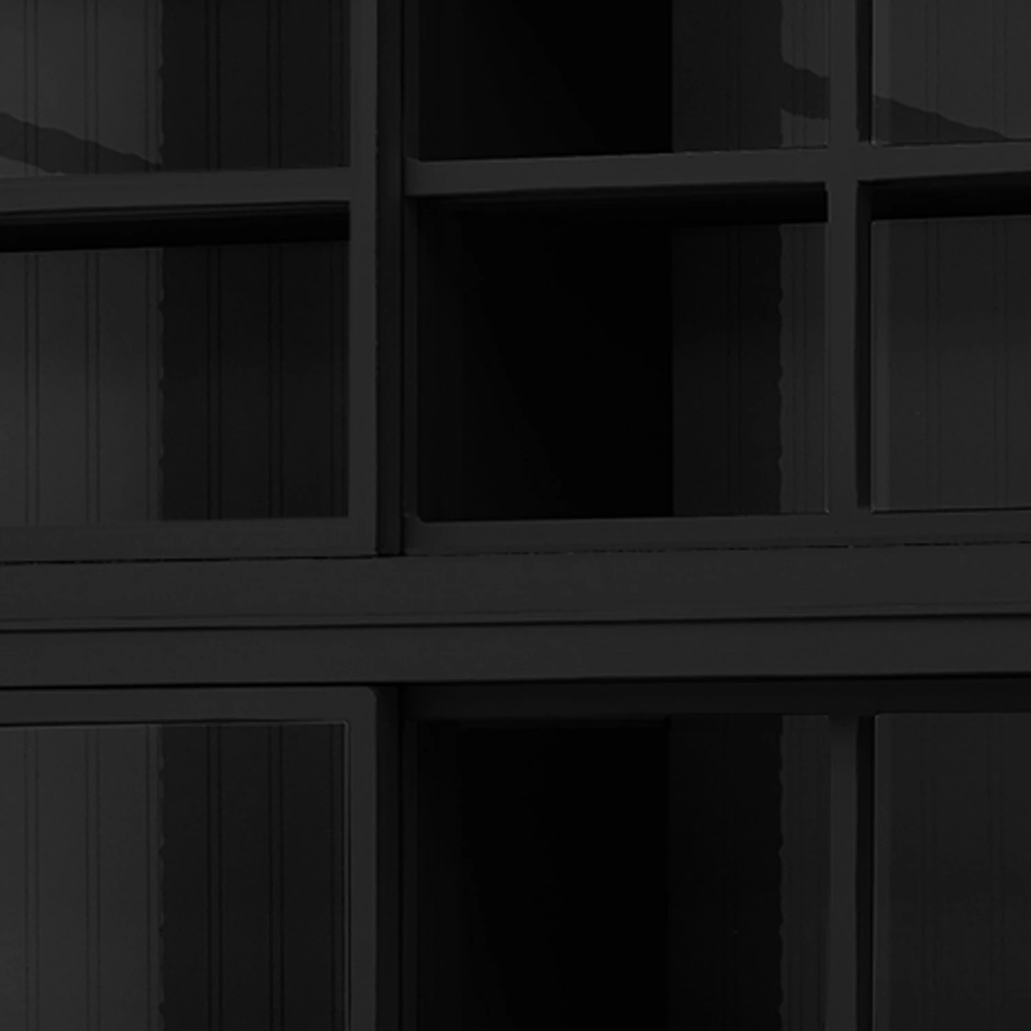 Maison Belfort Vitrinenschrank Azjana - Schwarz 7 Maison Belfort Vitrinenschrank Azjana - Schwarz – Bild 7