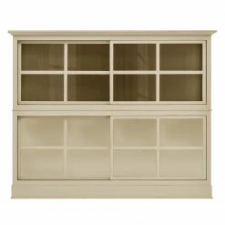 Maison Belfort Highboard Azjana - Hellbeige -WOHNZIMMERMÖBEL Verkäufe 1000084384 201004 11510400585 DETAILS P000000001000084384