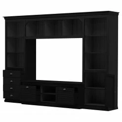 Ridgevalley TV-Wand Sollerön I - Schwarz -WOHNZIMMERMÖBEL Verkäufe 1000084441 210608 10324000020 DETAILS P000000001000084441