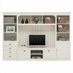 Ridgevalley TV-Wand Sollerön II - Pinie Weiß / Messing 11 Ridgevalley TV-Wand Sollerön II - Pinie Weiß / Messing -WOHNZIMMERMÖBEL Verkäufe 1000084447 220822 040 DETAILS P000000001000084447