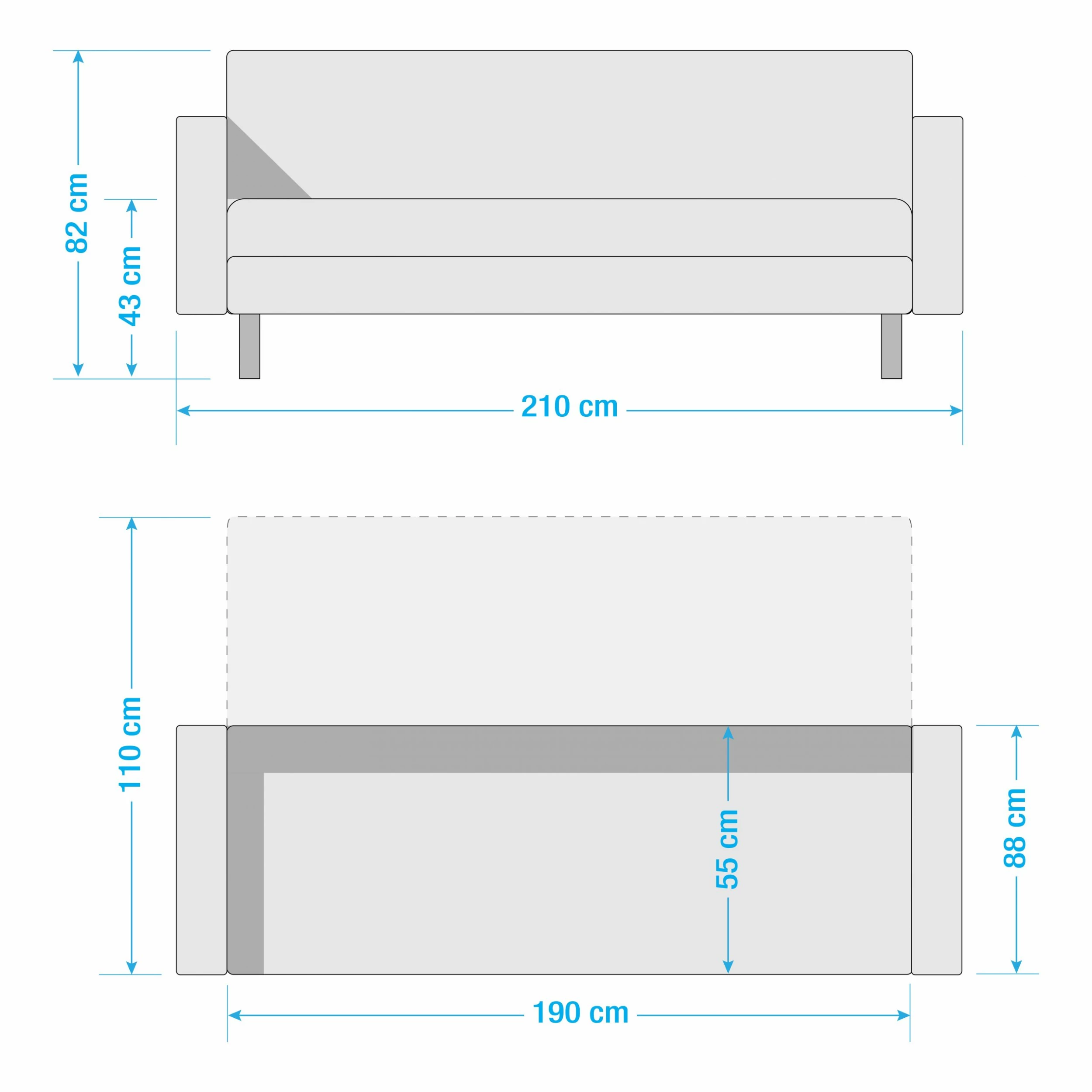 Mørteens Schlafsofa Daru I Webstoff - Webstoff Nims: Hellgrau 17 Mørteens Schlafsofa Daru I Webstoff - Webstoff Nims: Hellgrau – Bild 17